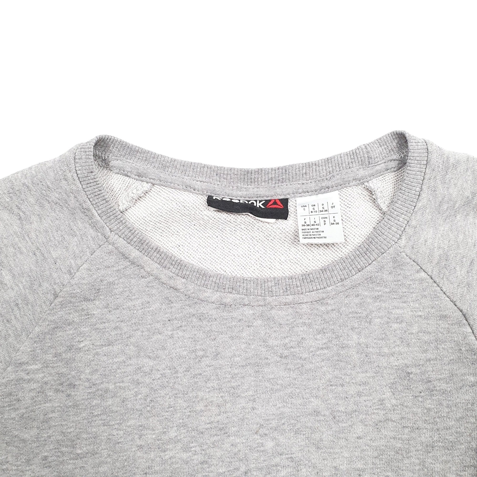 REEBOK Crewneck Don't Stress Jumper Sweatshirt Womens S image 2