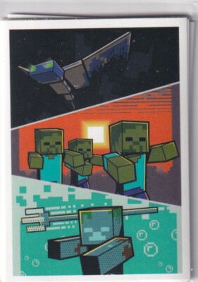 Panini Minecraft Treasure Sticker 2021 Nr. 197 Zombie