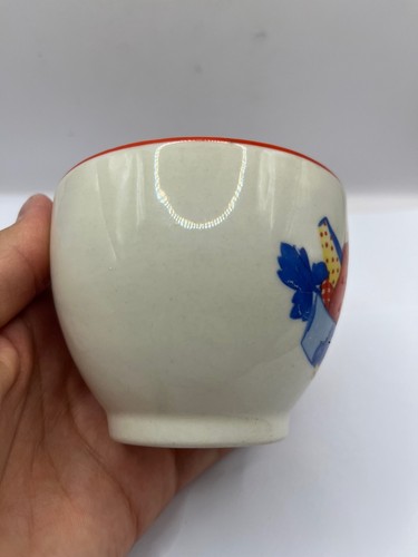 Darling tazza crema pasticcera alla frutta vintage Calico ceramica universale 3"H - Foto 6 di 7