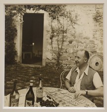 Louise Dahl-Wolfe, Christian Dior At His Millhouse Vintage Photograph Signed