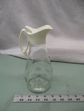 Log Cabin Glass Maple Syrup Container Dispenser Gold Eagle Kitchen Housewares 