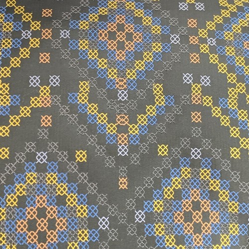 MATTHEW WILLIAMSON TALLA S Negro Multicolor con Textura Poliéster Seda Traje - Imagen 2 de 15