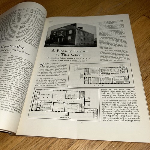 Jun 1923 BUILDING AGE & BUILDERS JOURNAL HERBERT HOOVER, Long Island ASBESTOS AD - Imagen 12 de 24