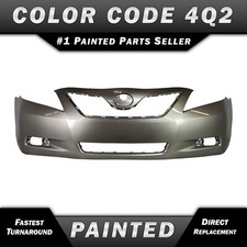 New Painted 4q2 Desert Sand Front Bumper Cover For 2007-2009 Toyota Camry
