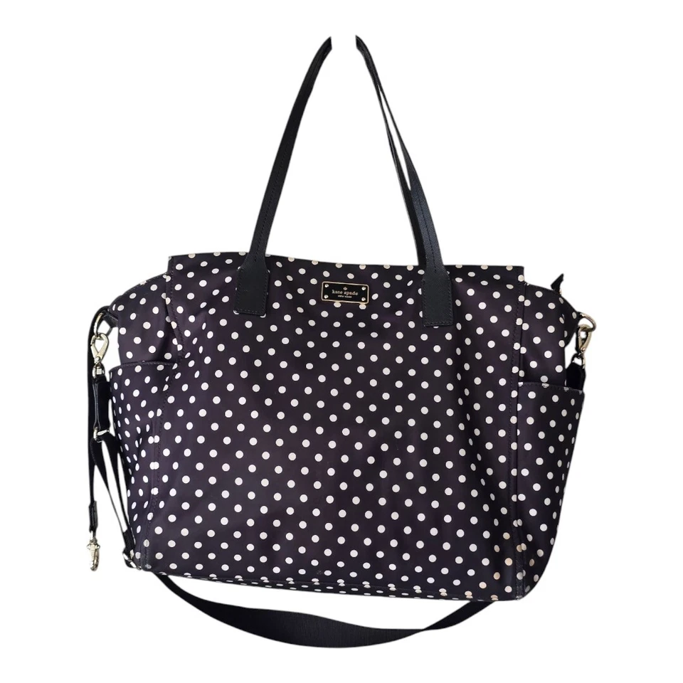 Сумка с короткими ручками Kate Spade Kaylie в горошек детская сумка для подгузников рабочая дорожная сумка большая - Изображение 4 из 4