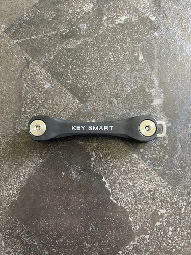 KeySmart Aluminum Compact Key Organizer Key Holder - Black