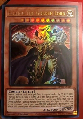Eldlich The Golden Lord 1st Edition Ultra Rare Yu-Gi-Oh! Card No