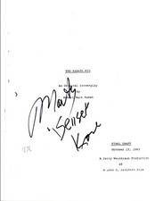 Martin Kove Signed Autographed THE KARATE KID Movie Script COA VD