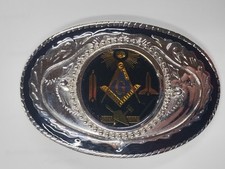 Mason Masonic Free Mason Belt Buckle