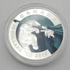 2016 Canada $20 1oz .9999 Silver Proof Coin Geometry in Art: Bear and Cub