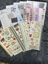 Creative Memories Sticker Paper Die Cut Shapes Lot New NIP Variety Quilt Seasons