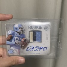 Upper Deck 2011 SPA Dwight Jones Rookie Auto Patch #VR North Carolina Autograph