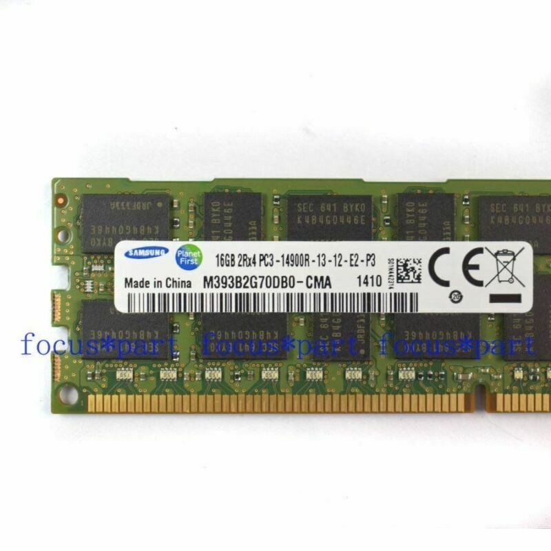 Samsung 16GB 32GB 64GB PC3-14900R DDR3 1866 MHZ RDIMM ECC REG