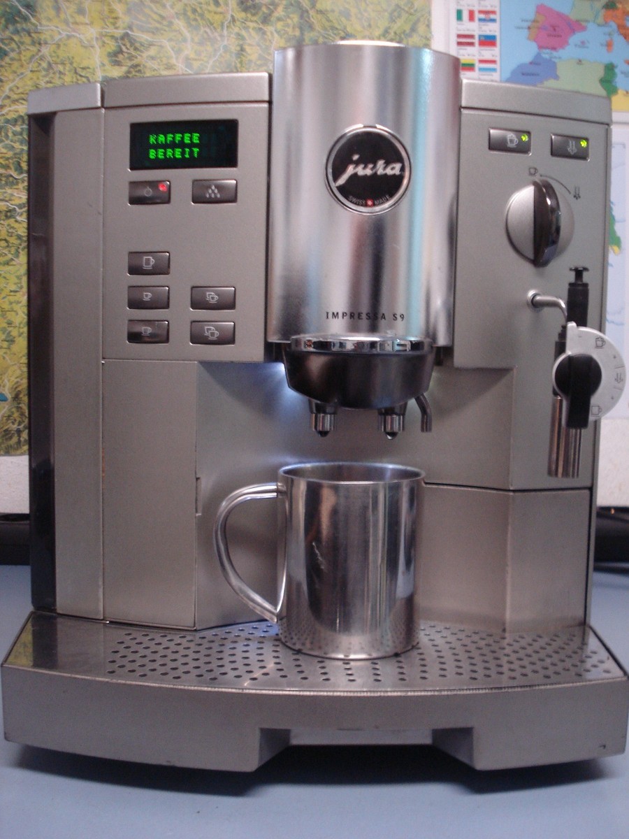 JURA Impressa S Avantgarde 1350W Kaffeevollautomat Silber