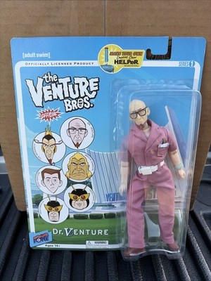 ADULT SWIM THE VENTURE BROS  DR. VENTURE 8' ACTION FIGURE BIF BANG POW 2010 NEW