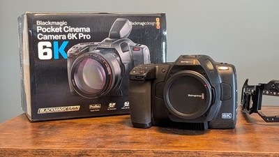 Blackmagic Design Pocket Cinema Camera 6K Pro w/ Tilta Cage & Resolve Studio Lic