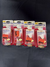 4PK Nicorette 4mg Nicotine Gum Cinnamon Surge Pocket Pack 80 Pieces Total -E9
