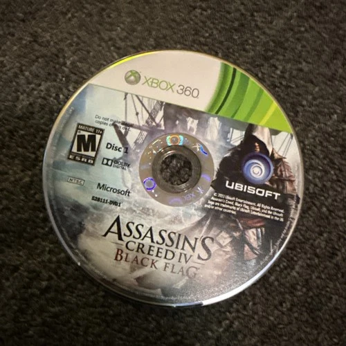 Assassin's Creed IV: Black Flag (Xbox 360) (Disc #1 Only), Tested, Working