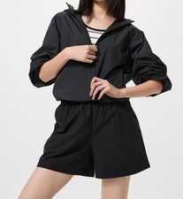 Genuine UNIQLO Cotton Easy Shorts BLACK WOMEN