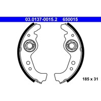 Bremsbackensatz Ate 03.0137-0015.2 FüR Fiat Abarth Lancia Seat Autobianchi Fso
