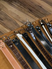 12Pc Women Belt Black Brown White Leather Assorted Mix Variety