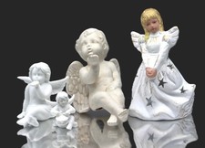 ROSENTHAL PORZELLANFIGUR 4x ENGEL Figuren Konvoult Kerzenhalter Singer Engel