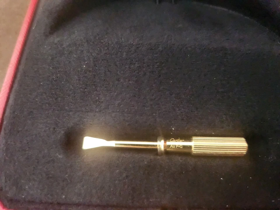 Chave de fenda Cartier Love ouro amarelo Au P.C. – Conjunto completo autêntico com caixa, bolsa, - Imagem 3 de 4