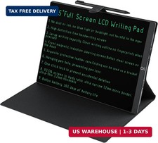 LCD Writing Tablet 11.5in, Bezel-Free Digital Notepad Ultra-Slim Reusable