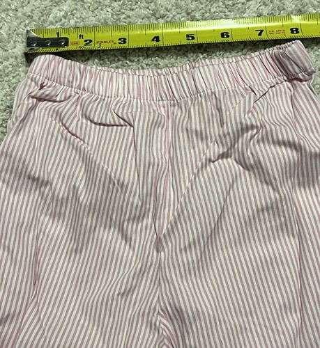 Top con volant e occhielli bianchi e camicie a righe rosa e bianche vestito bambina 2-3t - Foto 6 di 9
