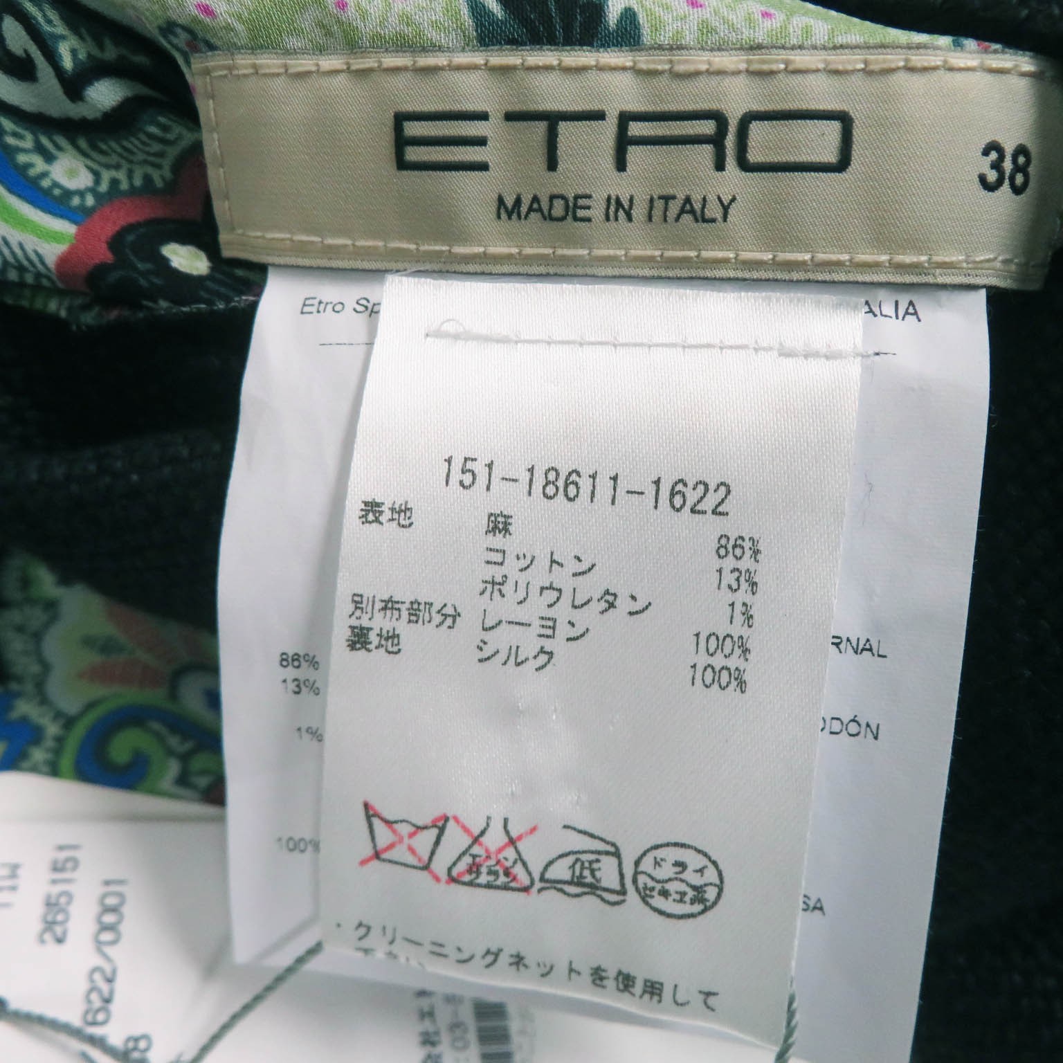 Pristine ETRO Jacket Paisley Pattern reversible, … - image 11