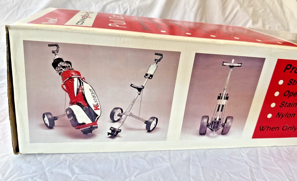 NEW Knight Connexion Xplus Aluminum Golf Pull Cart NIB Vintage - Image 4 of 4
