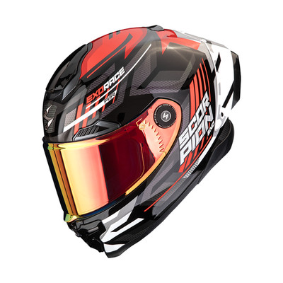 SKORPION HELM EXO-RACE AIR KOBRA schwarz-rot FIM Racing zertifiziert #2