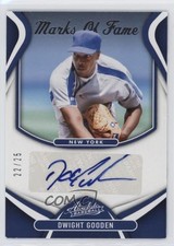 2022 Panini Absolute Marks of Fame Retail 22/25 Dwight Gooden #MOF-DG s5j