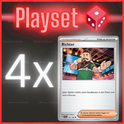 4x Richter 176/198 SVI  NM  Deutsch  Playset Pokemon