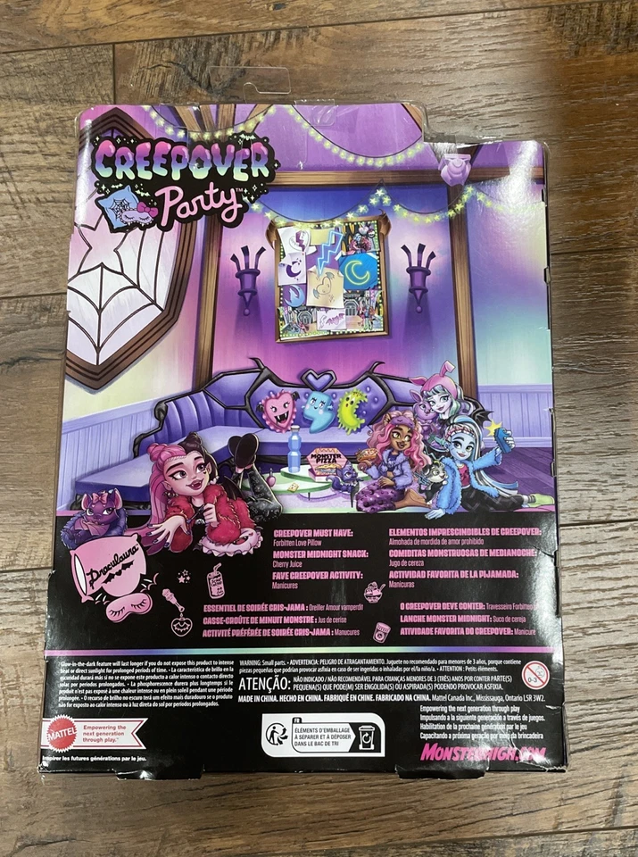 Monster High "Draculaura & Count Fabulous" Creepover Party Nuevo en Caja 2022uuù Foto 2 de 2