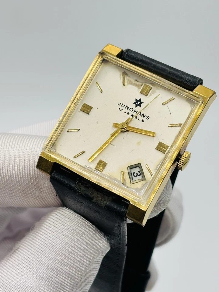 1960's Vintage JUNGHANS 17 Jewels Mechanical Watch Rare - Germany - Image 3 of 4