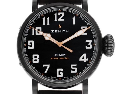 Zenith Pilot Type 20 Ton UP Stahl Automatik 45mm Bj.2022 Box&Pap. Ungetragen