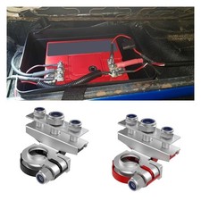 2PCS Battery Terminal Connectors with 3 Way -12V Automotive Top Post Battery ...