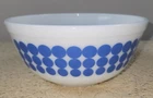 Vintage Pyrex 403 2 1/2 Quart Blue Dot Bowl