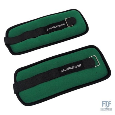 BalanceFrom Unisex Erwachsene 1,4 kg pro Paar GoFit, B. Grün, 1,4 kg pro Paar, 3