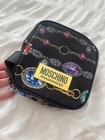 Moschino Black Multicolour Jewel Make Up Bag Fragrances Cosmetic Wash Bag NEW