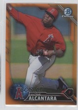 2016 Bowman Chrome Prospects Orange Refractor 13/25 Victor Alcantara #BCP168 i5q