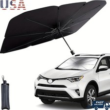 Car Windshield Sun Shade UV Protection Foldable Heat Blocking Universal Fit New