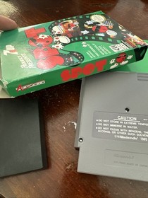 Spot: The Video Game (Nintendo NES, 1990) COMPLETE CIB Authentic Tested! MINT G