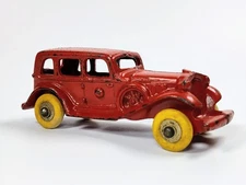 Antique Vintage A.C. Williams Cast Iron Sedan Toy Car Original 5.25"