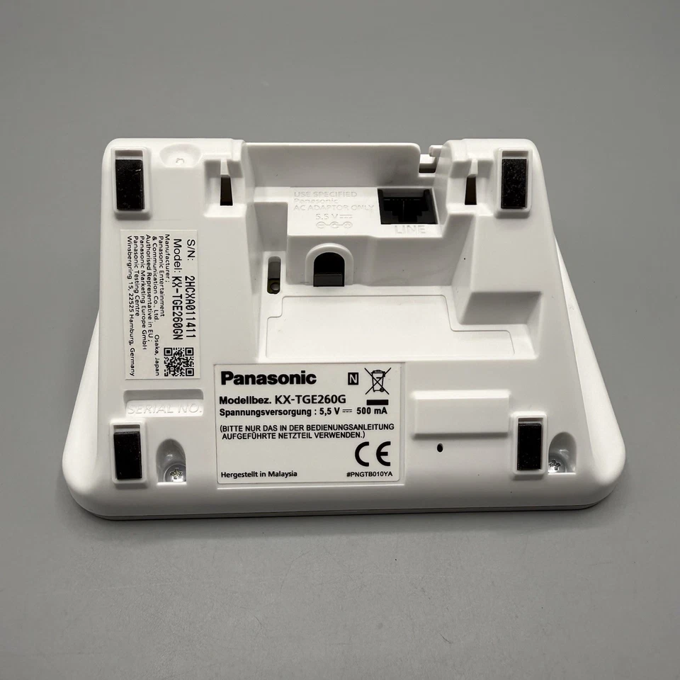 Panasonic KX-TGE262GN KX-TGE260G Anrufbeantworter Telefon Basisstation, TOP✅ - Bild 3 von 3