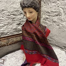 Red Design Scarf Italy 30  sq