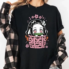 Nezuko Kamado Kimetsu no Yaiba Anime T-shirt