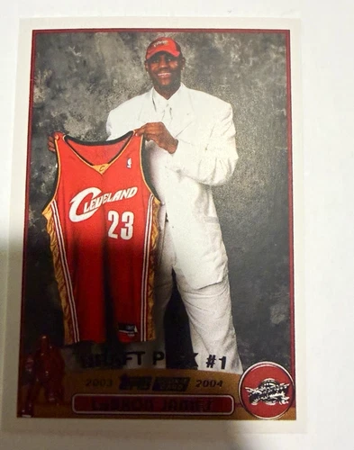 Topps LeBron James Rookie 2003-04 Draft Pick #221 Cleveland Cavaliers