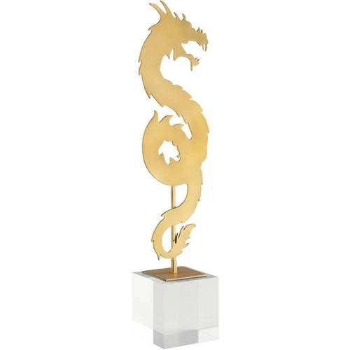 Cyan Design 11701 Haku Dragon 21 X 4 inch Sculpture, Tall - Picture 1 of 6